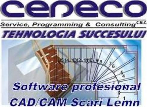Software Profesional CAD/ CAM Scari din Lemn