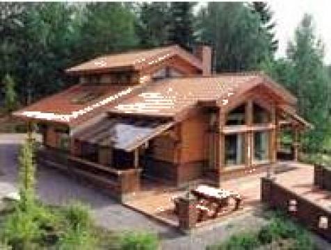 Kit casa din lemn lamelar Alexandra 200mp de la Ansonia
