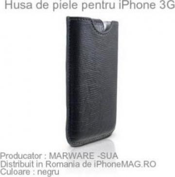 Husa de piele iPhone 3G de la Iphonemag.ro