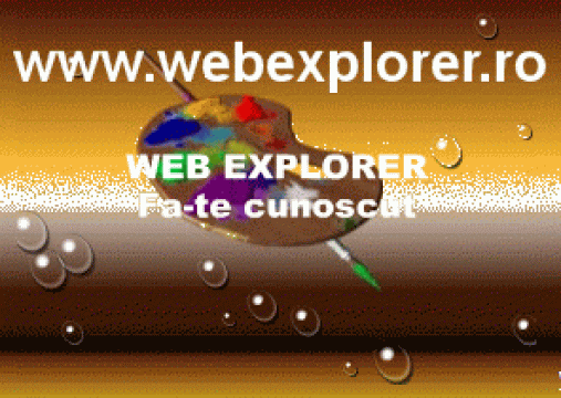Pagini web de la Web Explorer