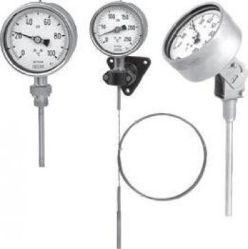 Termometre cu dilatare de gaz, Inox