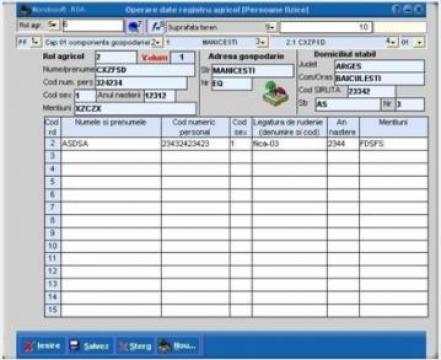 Software Registrul Agricol - Mondosoft Registru Agricol