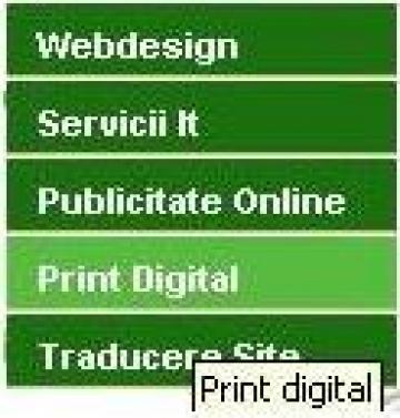 Print digital (listare laser color si alb-negru)
