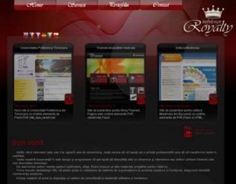 Site de prezentare profesional de la Royalty Web Design