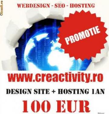 Webdesign SEO hosting de la Softdesign Consultants