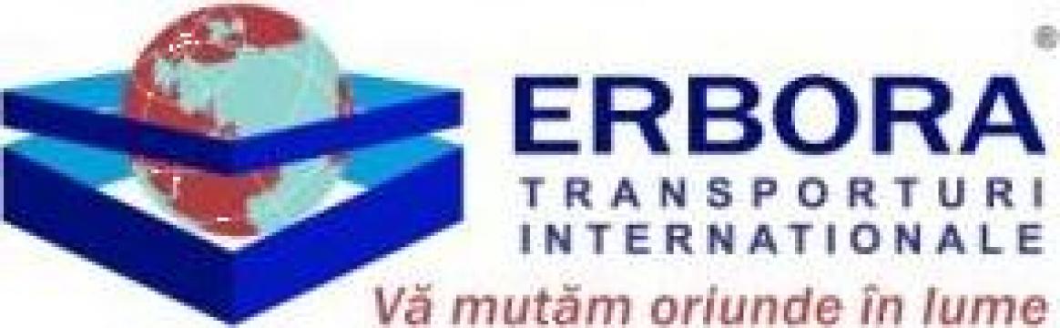 Transport international, mutari/ relocari de la Erbora Comimpex Srl