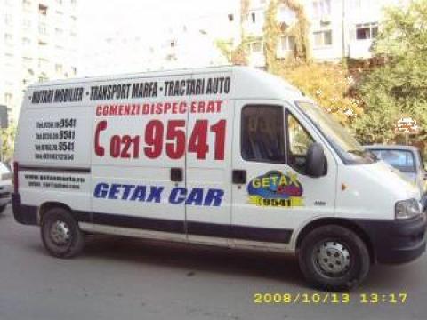 Servicii transport marfa cu taxi Getax