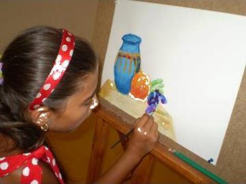 Cursuri de pictura, ceramica si colage - copii de la Sc Sultana Art Srl