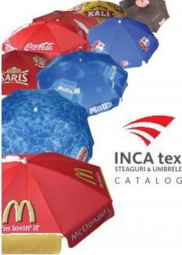 Umbrele publicitare de la Inca Tex