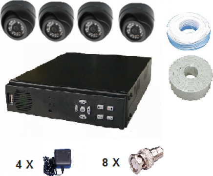 Sistem supraveghere video interior cu DVR de la High Security Sistem S.r.l.