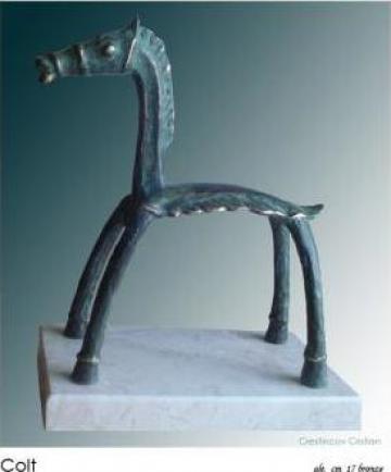 Sculptura 3D arta bronz manzul