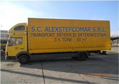 Transport intern si international cu camion de 7,5 tone