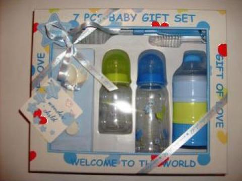 Set accesorii nou-nascuti 7 piese - Wonder Child - 0-6 luni de la Practik Store Srl