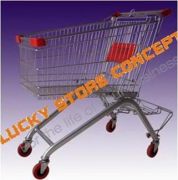 Sistem bagaj carucior hypermarket de la Lucky Store Solution SRL