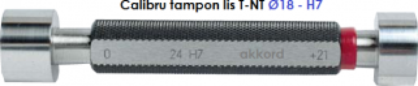 Calibru tampon lis T-NT, D18mm, clasa H7