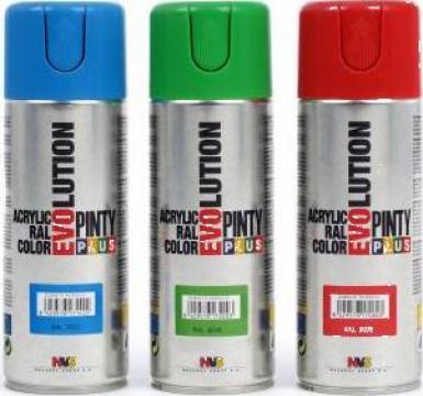 Vopsea acrilica Pinty Plus Evolution de la Novasol Spray Sa
