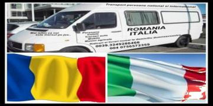 Transport persoane Romania-Italia de la 