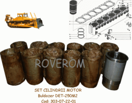 Set cilindrii motor buldozer DET-250M2