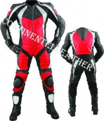 Costum din piele bruta Motorbike Leather Suit