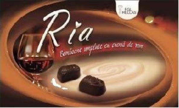 Bomboane de ciocolata cu crema de rom Ria de la Hesperis Distribution Group