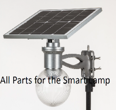 Corp de iluminat solar-LED cu detector de miscare SW-L25 de la Samro Technologies Srl