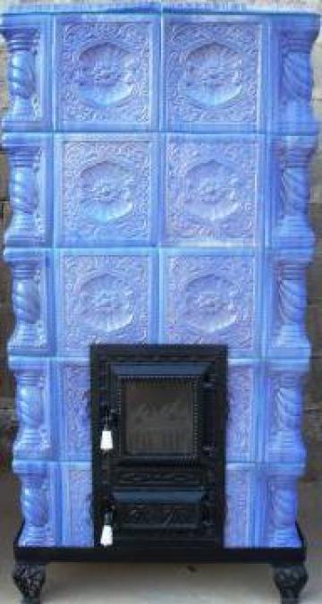 Soba premontata bleu, usa monobloc 5RT de la Marmota Product Srl
