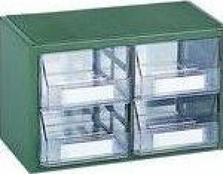Cutii plastic cu sertare transparente de la Depobox