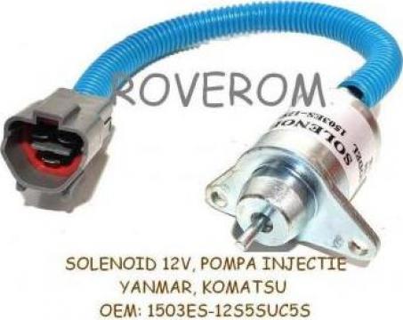 Solenoid 12v, pompa injectie Takeuchi, Komatsu, Yanmar de la Roverom Srl