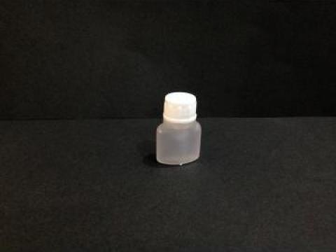 Flacon plastic transparent/alb 5ml cu dop fi 10 alb/rosu de la Vanmar Impex Srl