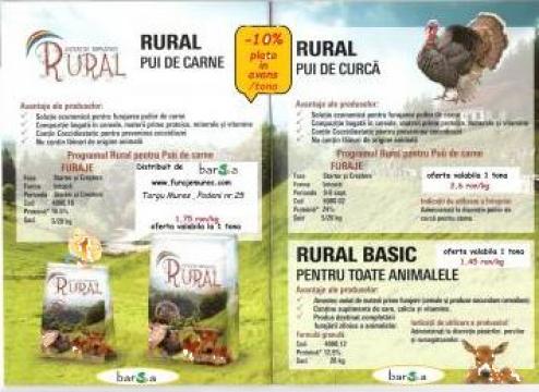 Furaje pentru pui, curci, porcine, rumegatoare Rural de la Barsa Prescom Srl