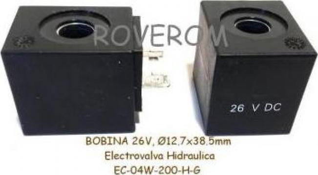 Bobina 26V, d12.7x38.5mm, electrovalva hidraulica