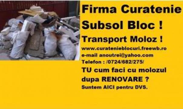 Servicii curatenie blocuri 3 nivele de la Curatenie Subsol Lupulescu Robert