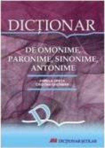 Dictionar de omonime, paronime, sinonime, antonime de la Eduvolt