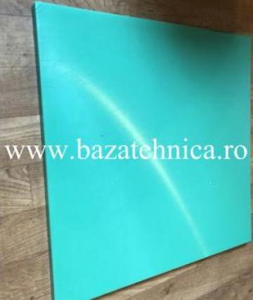 Placa polietilena verde PE 1000, 20x500x500 mm de la Baza Tehnica Alfa Srl