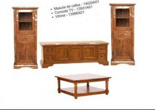 Set mobila living 14020A01+13931A01+1398 de la Tuscan Furniture Srl