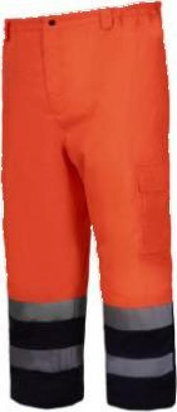 Pantalon reflectorizant captusit / portocaliu