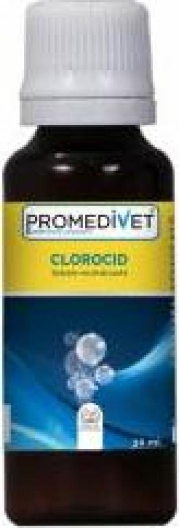 Solutie eliminat clor Clorocid de la Promedivet