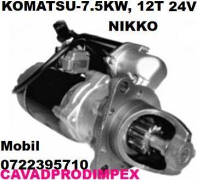 Electromotor Komatsu, Nikko gama PC-12 dinti bendix de la Cavad Prod Impex Srl