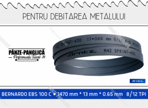 Fierastrau panglica metal 1470x13x8/12 Bernardo EBS 100 C de la Panze Panglica Srl