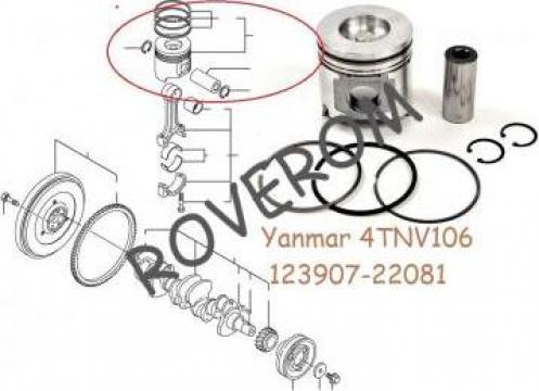 Piston kit STD Yanmar 4TNV106, Komatsu S4D106-2SFA-16 supape