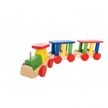 Trenulet din lemn pentru transport animale