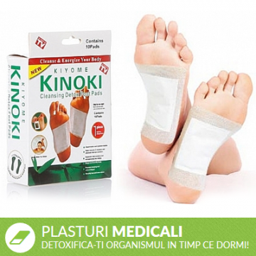 Plasturi homeopati cu turmalina pentru detoxifiere Kinoki de la Patricrisfoto Professional