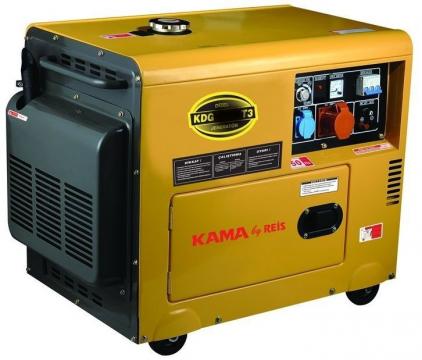 Generator diesel Kama in carcasa insonorizata KDK 10000 SC de la Devax Motors