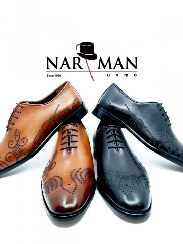 Pantofi eleganti pentru barbati cognac de la Narman - Tuxedo