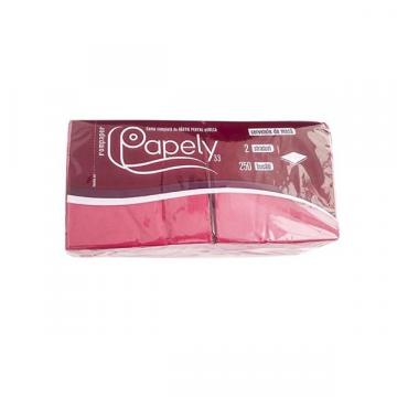 Servetele Papely rosii, 2str, 33x33cm, 250buc de la Practic Online Srl