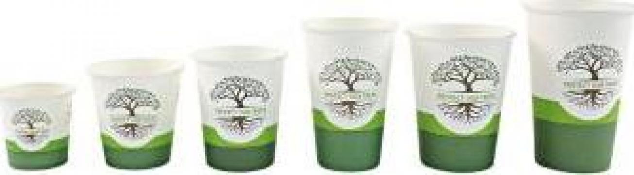 Pahar cafea bio natural Protect Tree certificat FSC