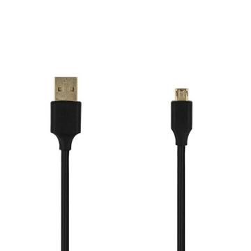 Cablu de date si incarcare micro USB reversibil 1m negru de la Color Data Srl