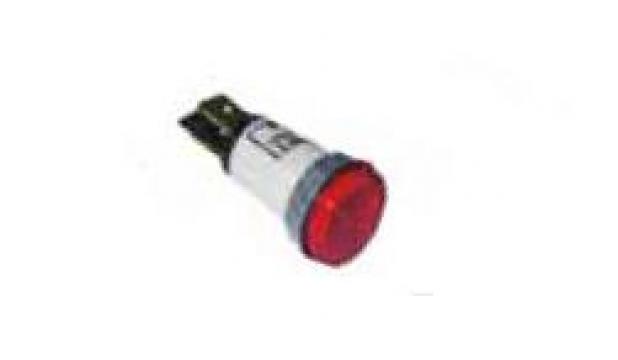Lampa de semnalizare rotunda, 12mm, 230V, rosu 359026 de la Kalva Solutions Srl