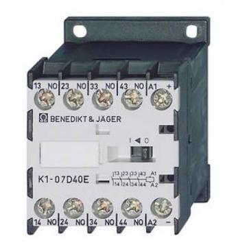 Minicontactor 4NO, 24Vac Benedikt&Jager K1-07D40 de la Kalva Solutions Srl