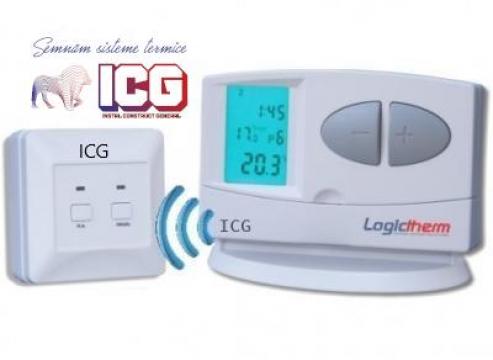 Termostat de ambient programabil Logictherm C7RF wireless de la ICG Center